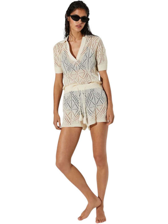 Reiss Women's Beige Beach Top