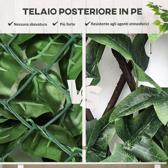 Outsunny Artificial Foliage Panel 1x3m