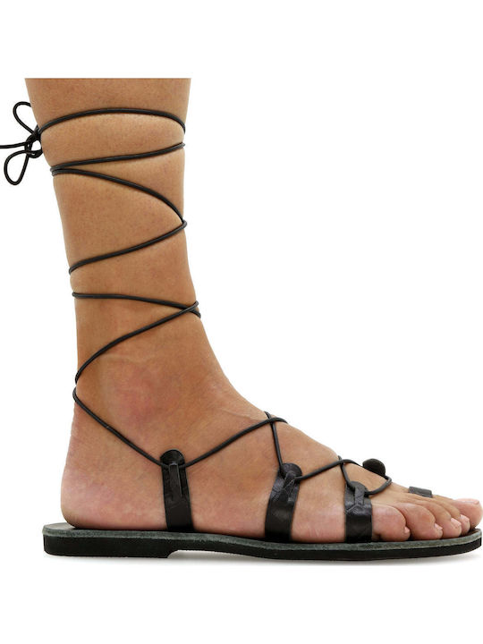 Emmanuela Handcrafted For You Γυναικεία Σανδάλια Flache Sandalen für Damen Λευκά
