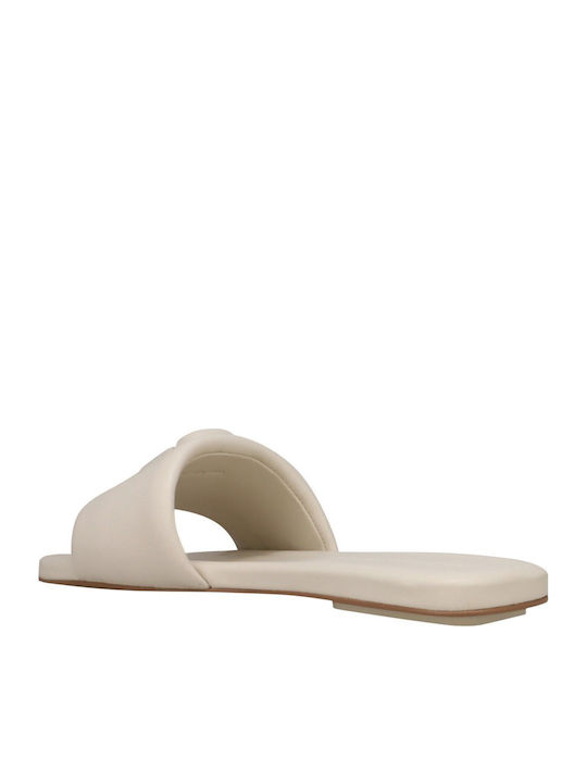 Leather Women's Sandals Ecru