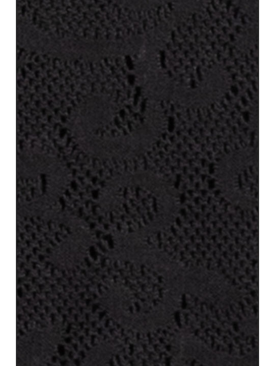 Rochie Maxi De Vară Tricotată Neagră