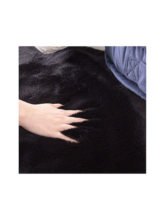 SteweHome Rutschfestes Set Badematten STE-029980-P29980 Schwarz 60x100cm 2 Stück