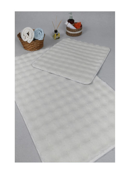 SteweHome Rutschfestes Set Badematten STE-029946-V66549 Beiges 60x100cm 2 Stück