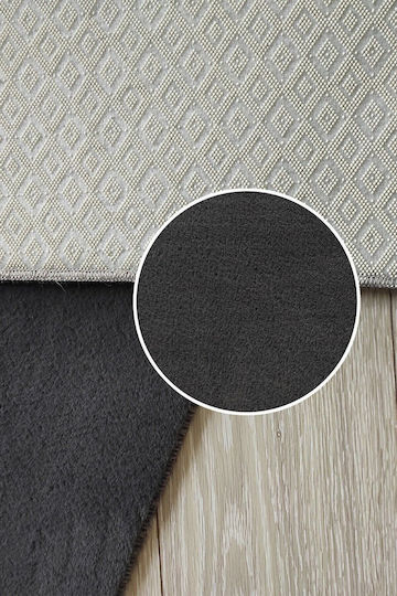 SteweHome Σετ Πατάκια Μπάνιου STE-029937-V66510 Γκρι 60x100εκ. 3τμχ