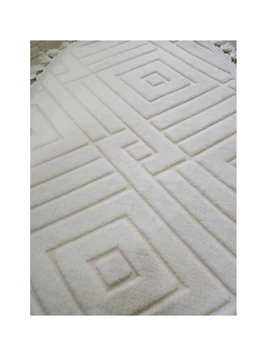 SteweHome Rutschfestes Set Badematten STE-029986-P29986 Weiß 60x100cm 2 Stück