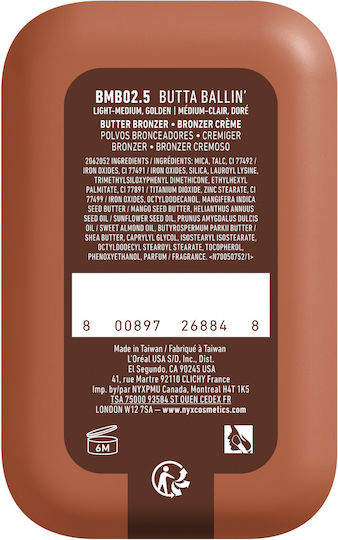 NYX Professional Makeup Bronzer Powder 2.5 Butta Ballin 5gr
