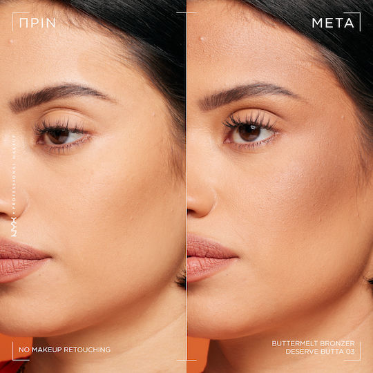 Nyx Buttermelt Bronzer Powder Bronzer 03 Deserve Butta 5gr
