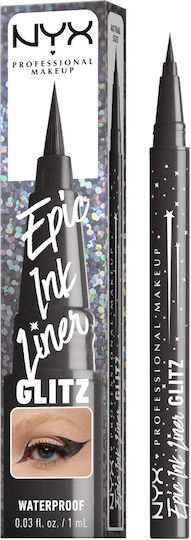 NYX Professional Makeup Epic Ink Stilou Waterproof Eye Liner 06 Grafit Glitz 1ml