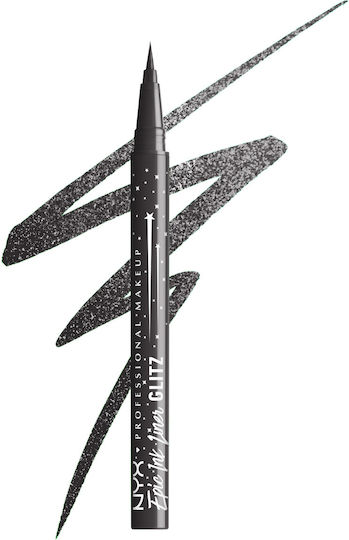 NYX Professional Makeup Epic Ink Stilou Waterproof Eye Liner 06 Grafit Glitz 1ml