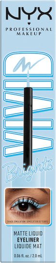 NYX Professional Makeup Vivid Brights Liquid Eye Liner 06 Blue Thang 2ml