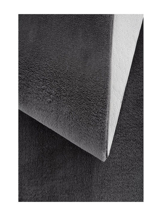 SteweHome Rutschfestes Set Badematten Rund STE-029961-V66591 Graue Φ70cm 3 Stück