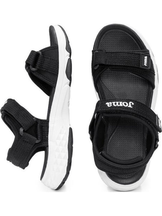 Damen Flache Sandalen Schwarz
