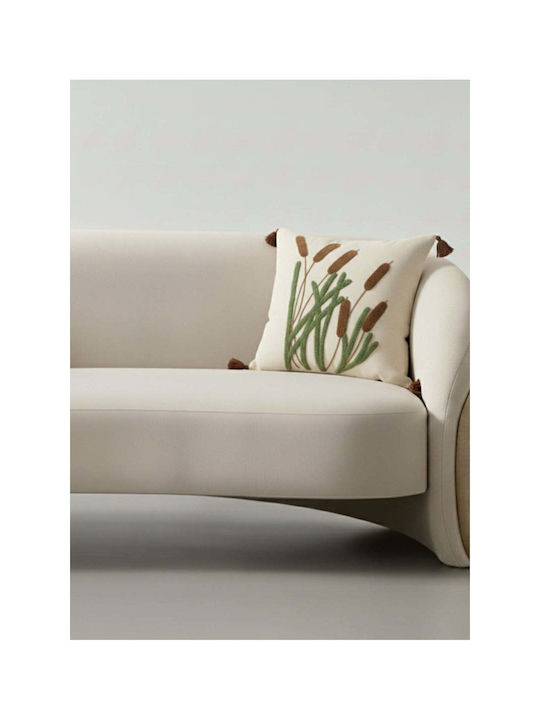 SteweHome Decorative Pillow Case Beige 42x42cm