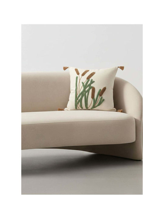 SteweHome Decorative Pillow Case Beige 42x42cm