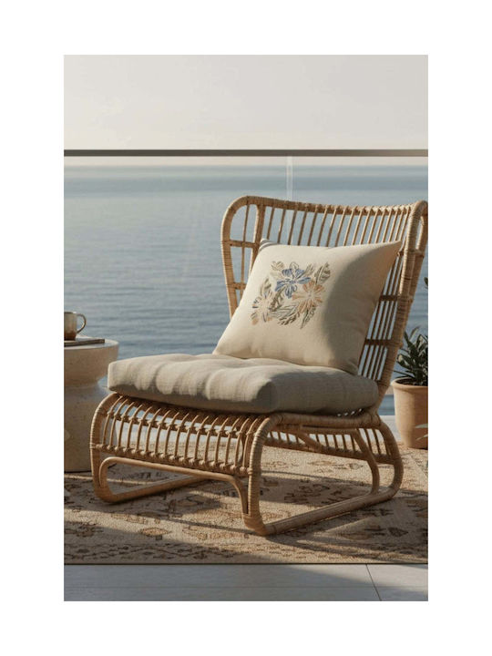 SteweHome Διακοσμητική Μαξιλαροθήκη Μπεζ 42x42εκ.