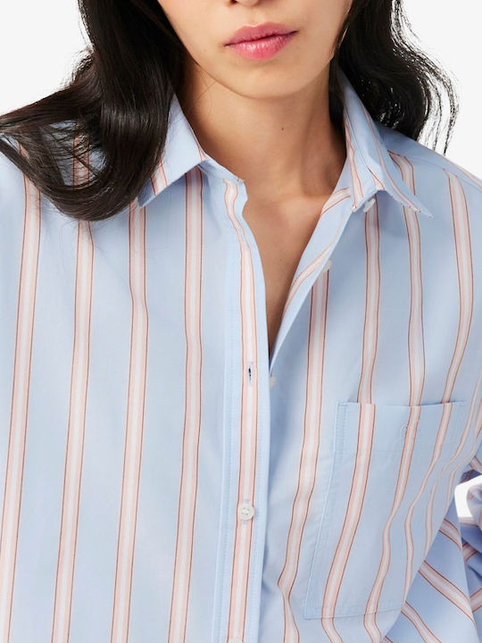 Long Sleeve Women's Shirt Light Blue