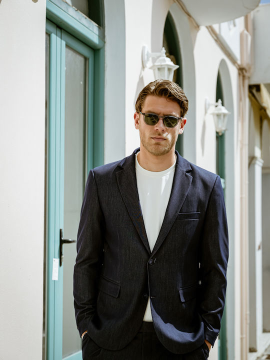 Summer Men's Suit Indigo
