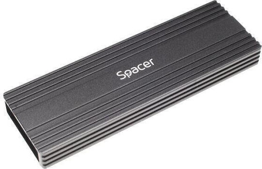 Spațiu Extern Rack SSD M.2 PCIe NVME Interfață PC USB 3.1 Type C Striat Aluminiu Negru "sprk-m2typec-05" Verde Sigilant 0.8 Lei