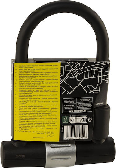 Master Lock Αντικλεπτικό Πέταλο Μοτοσυκλέτας Γκρι Χρώμα