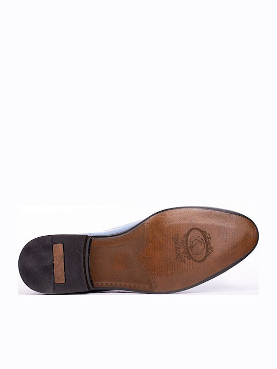 Leder Herren Mokassins in Blau Farbe