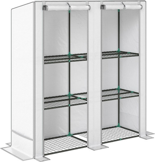 Outsunny Outsunny Greenhouse with Shelves 1.44x0.48x1.52m