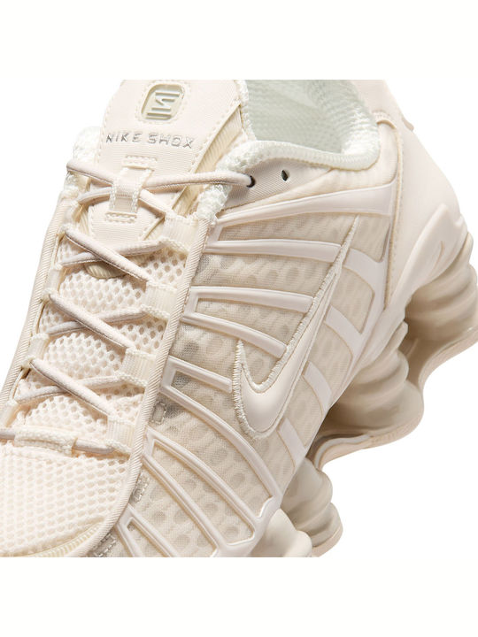 Shox Tl Γυναικεία Sneakers Εκρού