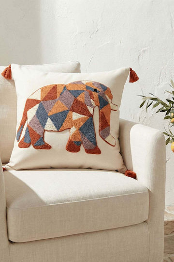 SteweHome Decorative Pillow Case Beige 42x42cm