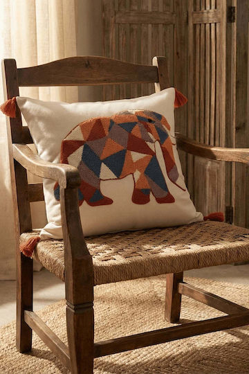 SteweHome Decorative Pillow Case Beige 42x42cm