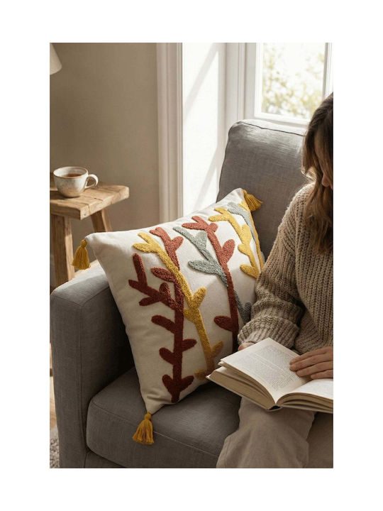 SteweHome Decorative Pillow Case Made of 100% Cotton Multicolour 42x42cm