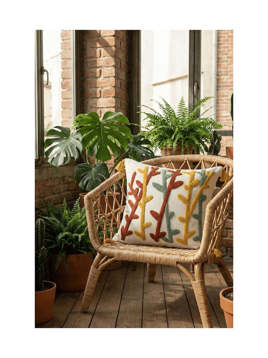 SteweHome Decorative Pillow Case Made of 100% Cotton Multicolour 42x42cm