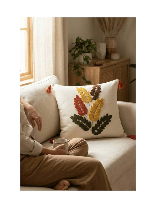 SteweHome Decorative Pillow Case Beige 42x42cm