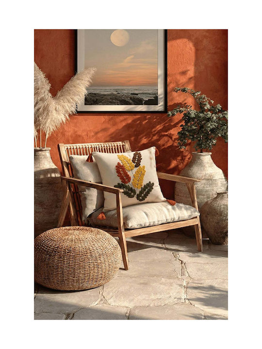 SteweHome Decorative Pillow Case Beige 42x42cm