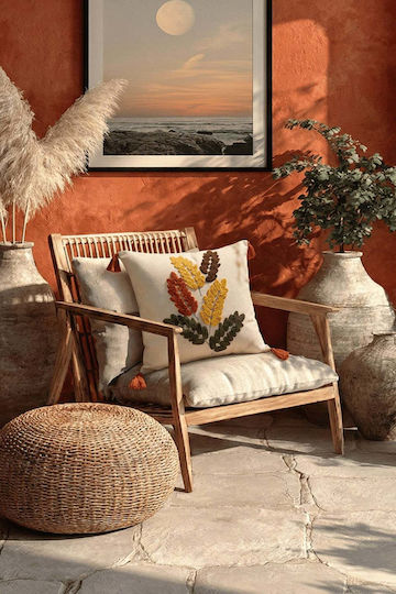SteweHome Decorative Pillow Case Beige 42x42cm