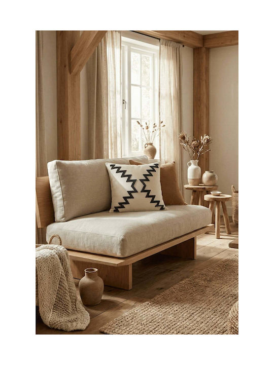 SteweHome Διακοσμητική Μαξιλαροθήκη Μπεζ 42x42εκ.