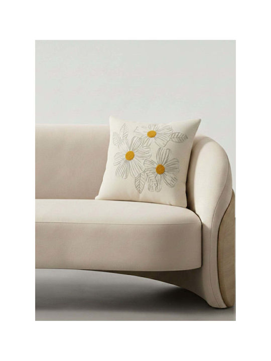 SteweHome Decorative Pillow Case Beige 42x42cm