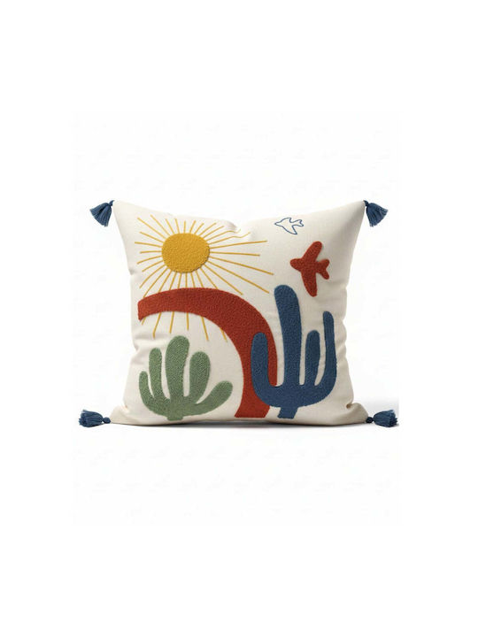 SteweHome Decorative Pillow Case Beige 42x42cm