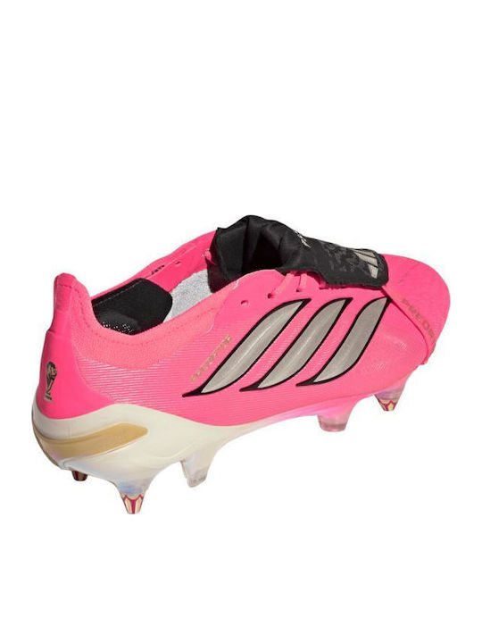 adidas Predator Elite Football Shoes with Cleats SG Pink