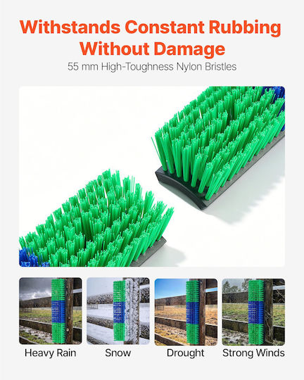 Vevor Scraping Brush 43x10x8cm 4 Pieces