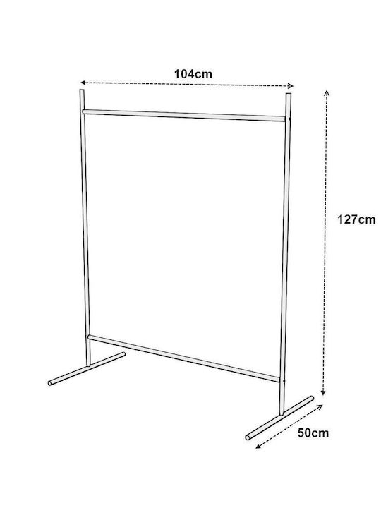SteweHome SteweHome Kleiderständer aus Metall Gold 104x104x127cm