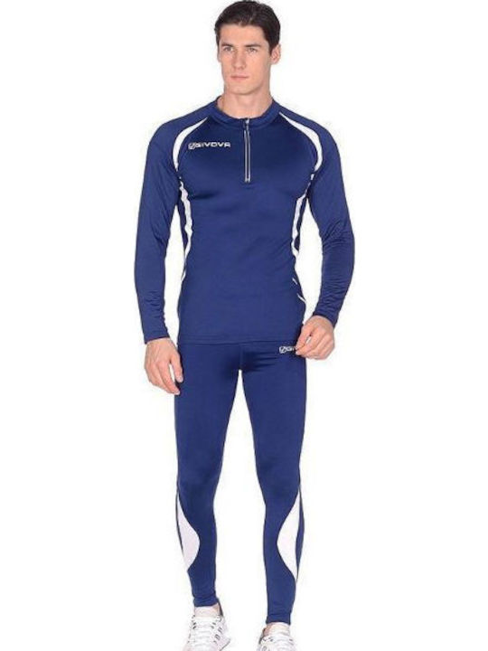 Givova Colant Sport Barbati Compresie Lung Albastru