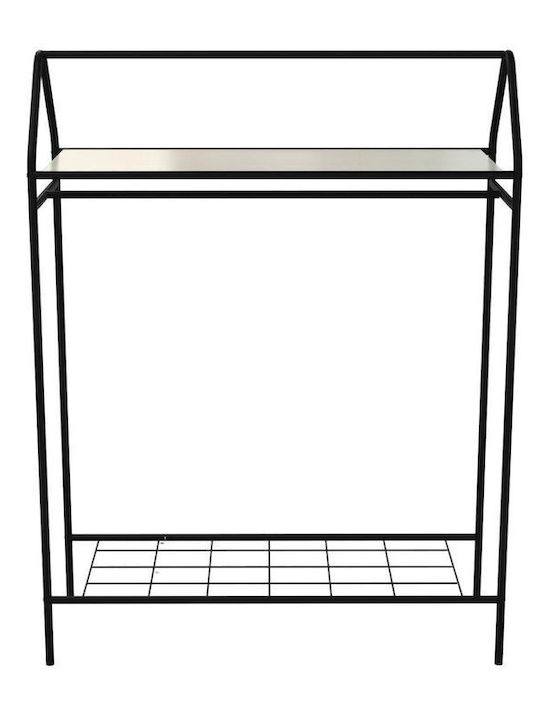 SteweHome SteweHome Kleiderständer aus Metall Schwarz 104x143cm