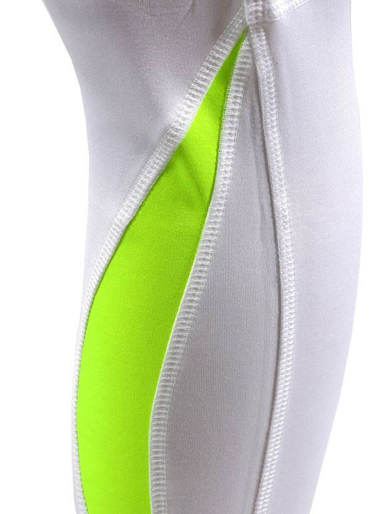 Givova Herren Sportleggings Compression Lang Weiß