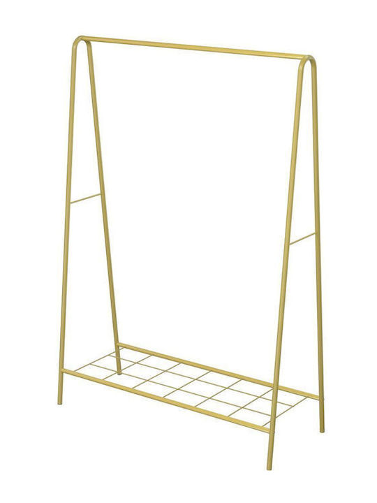SteweHome Kremastră De Podea Din Metal Aurie 100x152cm