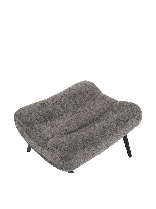 Brym Fotoliu Relax Cu Taburet Gri 97x80x100cm