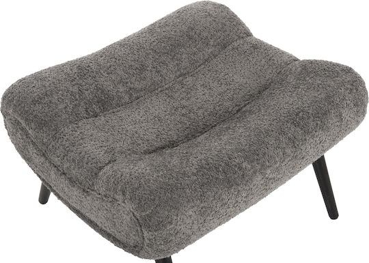 Brym Entspannungs-Sessel mit Fußhocker Grau 97x80x100cm