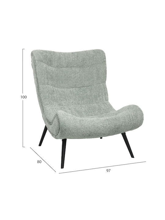 Brym Entspannen Sessel mit Fußhocker Naturfarben 97x80x100cm