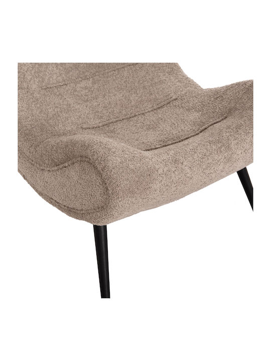 Brym Fotoliu Relax Cu Taburet Bej Maro 80x95x95cm
