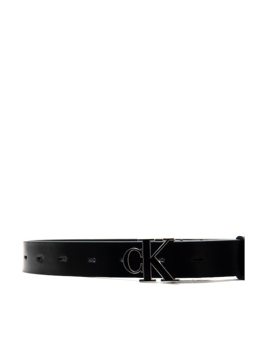 Calvin Klein Leather Women's Belt Black