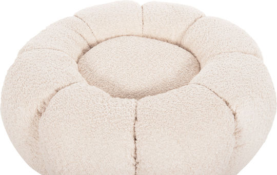 Grymm Sessel Relax Drehbar mit Fußhocker Ecru 95x92x68cm