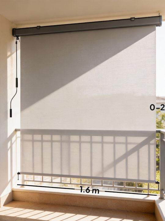 Outsunny Тента За Тераса Бежова 2.5x1.6m